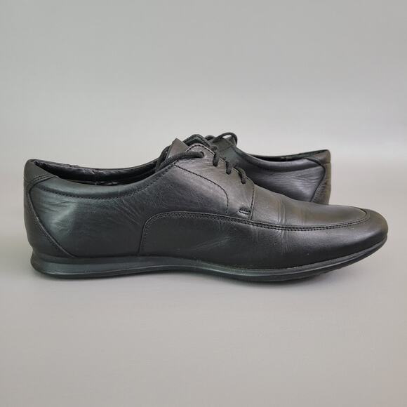 Tod's Women’s Sz 39 US 9 Lace Up Oxford Loafer Italy Made Comfort Black VTG - Picture 4 of 11